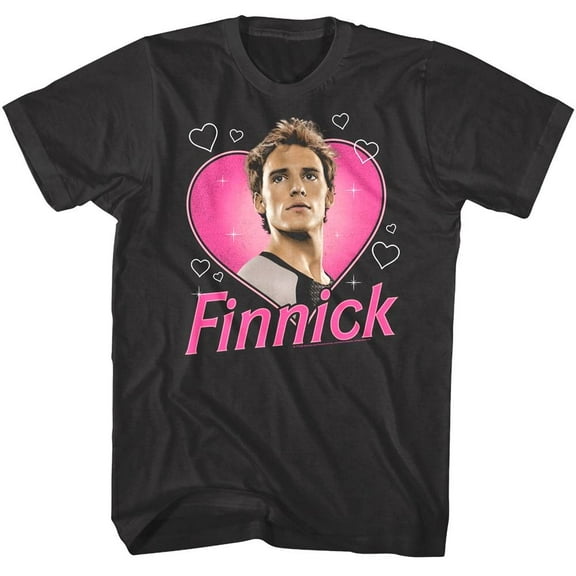 Hunger Games I Love Finnick Men's T Shirt (Black, Big&TallXLT)