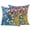 Blue Yellow Purple, variant on Colorful Spring Floral Outdoor Pillow Covers 16x16 Set of 2,Waterproof Patio Throw Pillowcase Protectors,Modern Oil Painting Abstract Art Decorative Pillow Shams Cushion Covers for Seat Bed Couch