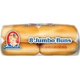 Sunbeam Jumbo Hamburger Buns, Enriched White Bread Burger Buns, 8 Count