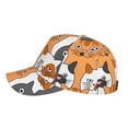 thumbnail image 5 of Balery Funny Cats Baseball Cap For Women Men,Adjustable Size For Running Workouts And Outdoor Activities All Seasons, 5 of 9