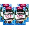 4 Pack Charco Caps Anti Gas Detoxifying Formula, 36 Capsules Each