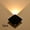 Warm, variant on 1/2/4pcs A Hole Free Magnetic LED Devil Light, Motion Sensor Wall Light, Animal Art Design, Adjustable Brightness, IP44, USB Rechargeable, Unique Lighting Design, Home Decoration Lighting