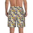 thumbnail image 3 of Naloa Sicilian Style Men's Beach Shorts, Surfing shorts, Swim trunks, Quick Dry Swim Trunks for Surfing Beach Fun - 3X-Large, 3 of 9