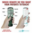 thumbnail image 2 of Clean Remote CR1 Universal TV Remote Control, Spillproof, Easy to Clean, Multipack, 2 of 3