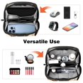 thumbnail image 6 of Butterfly Charger Case USB Organizer Wire Cord Travel Organizer Cord Case, Oxford Cloth Waterproof Electronics Digital Storage Bag, 5.9x9.44x3.14 in., 6 of 6