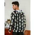 thumbnail image 2 of Men Cartoon Graphic Hooded Sleep Top, 2 of 5