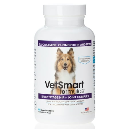 UPC: 0650245106588 | VetSmart Formulas Early Stage Hip + Joint Complex with MSM for Dogs
