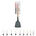 thumbnail image 3 of Heat Resistant Wooden Handle Spatula Soup Spoon Skimmer Egg Beater Oil Brush Non-Stick Kitchenware, 3 of 10