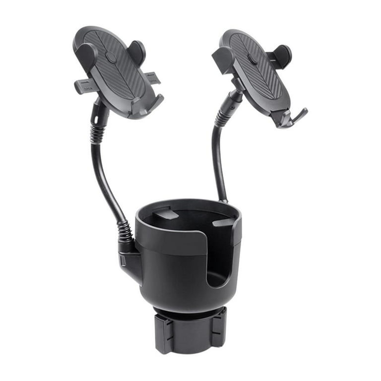 Cup Holder Phone Mount, 3 in 1 Car Cup Holder Expander Cell Phone Holder  Mount