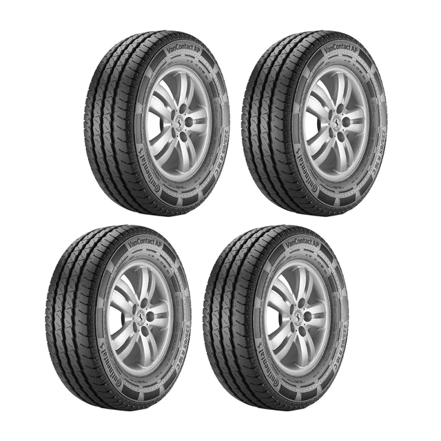 Paquete de 4 llantas 205/65R16C 107/105T (103T) modelo VanContact AP 8PR Continental