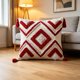 thumbnail image 4 of BohemianStyle Tufted Throw Pillow Cover 5 Colors Available Geometric DiamondPattern Cushion Cover With Tassels Ideal For Sofas Beds And Home Decor, 4 of 6