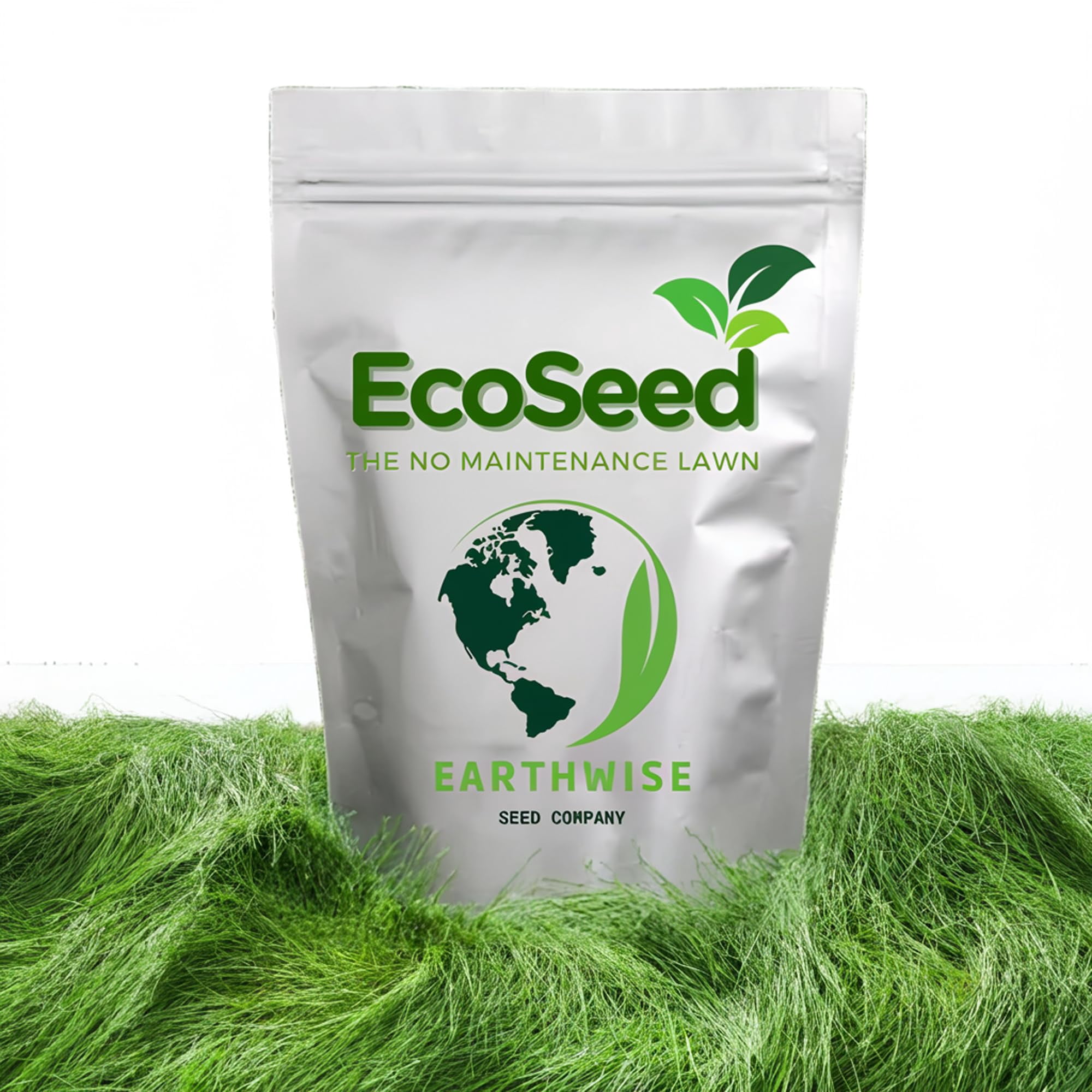 Earthwise EcoSeed Grass Seed Mix, Fine Fescue Blend, No Mow, Drought & Shade Tolerant Lawn Seed, 5 lb, Covers 1,000 Sq ft