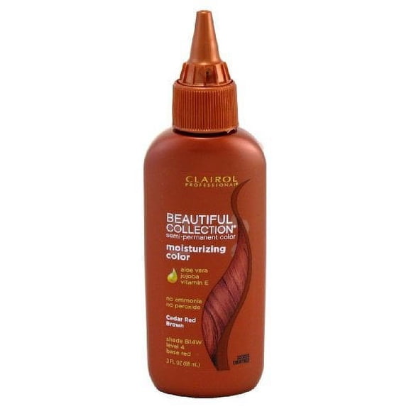 Clairol Beautiful Collection #B014W Cedar-Red Brown 89 ml (3-Pack) by Clairol