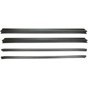 Door Window Belt Weatherstrip - 4 Piece Set - Compatible with 1994 - 2001 Dodge Ram 1500 1995 1996 1997 1998 1999 2000