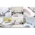 thumbnail image 4 of Toilet Seat Hinge Clips Set Of 2 Zinc Alloy Replacement Toilet Seat Hinges, 4 of 4