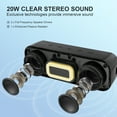 LFS Portable Bluetooth Speaker, 20W Sound, 20H Play, IPX7, Home and