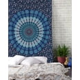thumbnail image 2 of Gojian Turquoise Blue Tapestry- Best Mandala Wall Hanging- Bedding Tapestry For Bedroom Aesthetic, 2 of 6