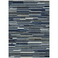 thumbnail image 2 of Addison Rugs Chantille Indoor/Outdoor Transitional Stripes Navy Washable Rectangle Rug, 3' x 5', 2 of 6