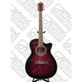 thumbnail image 3 of Oscar Schmidt Auditorium Florentine A/E Guitar, Trans Purple Burst Bundle w/Bag OACEFTPB BAGPACK, 3 of 7