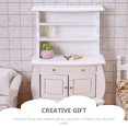 thumbnail image 3 of Doll House Cabinet Decor Mini House Bookshelf Kids Doll House Bookcase Decor, 3 of 8