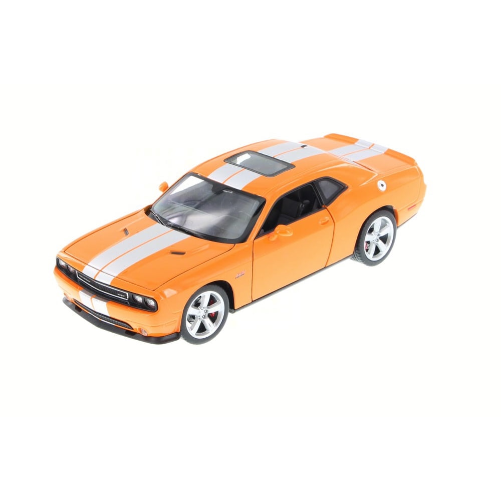 2013 Dodge Challenger SRT, Orange Welly 24049 1/24 Scale Diecast