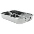 thumbnail image 5 of HUBERT Roasting Pan with Stainless Steel Hammered Finish - 13 15/16"L x 10 7/16"W x 2 3/8"H, 5 of 6