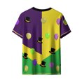 thumbnail image 6 of Craaazy Unisex Funny Print Crewneck Short Sleeve Mardi Gras T-Shirts Gifts, 6 of 8