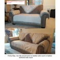 thumbnail image 3 of OctoRose Improved Anti-Slip Grip Backing (TM)Sofa and Couch Protector, Sectional Sofa Cover, Removable and Adjustable Strap Under The Sofa Cushion, Sold Piece By Piece NOT whole Set, 3 of 6