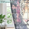 thumbnail image 4 of BZSMCE Window Curtain Panels Fashion Regal Bloom Printed 63x42in/63x52in, 4 of 7