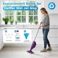 thumbnail image 4 of Abeden Refillable Bottle for swif--fer Wet Jet Mop - 500ML Leak-Proof HDPE Empty Cleaner Solution Bottle with 5 Silicone Gaskets & 1 Funnel Wood Care & Pet Safe, Eco-Friendly, 4 of 7