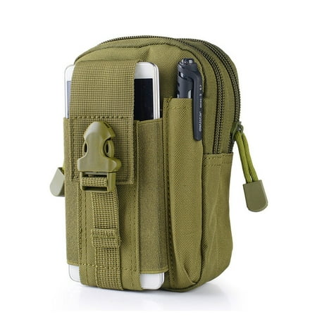 VicTsing Male Messenger Pouch Sports Travel Outdoor Pockets Waist bags Messenger Bag Three Colors (Army
