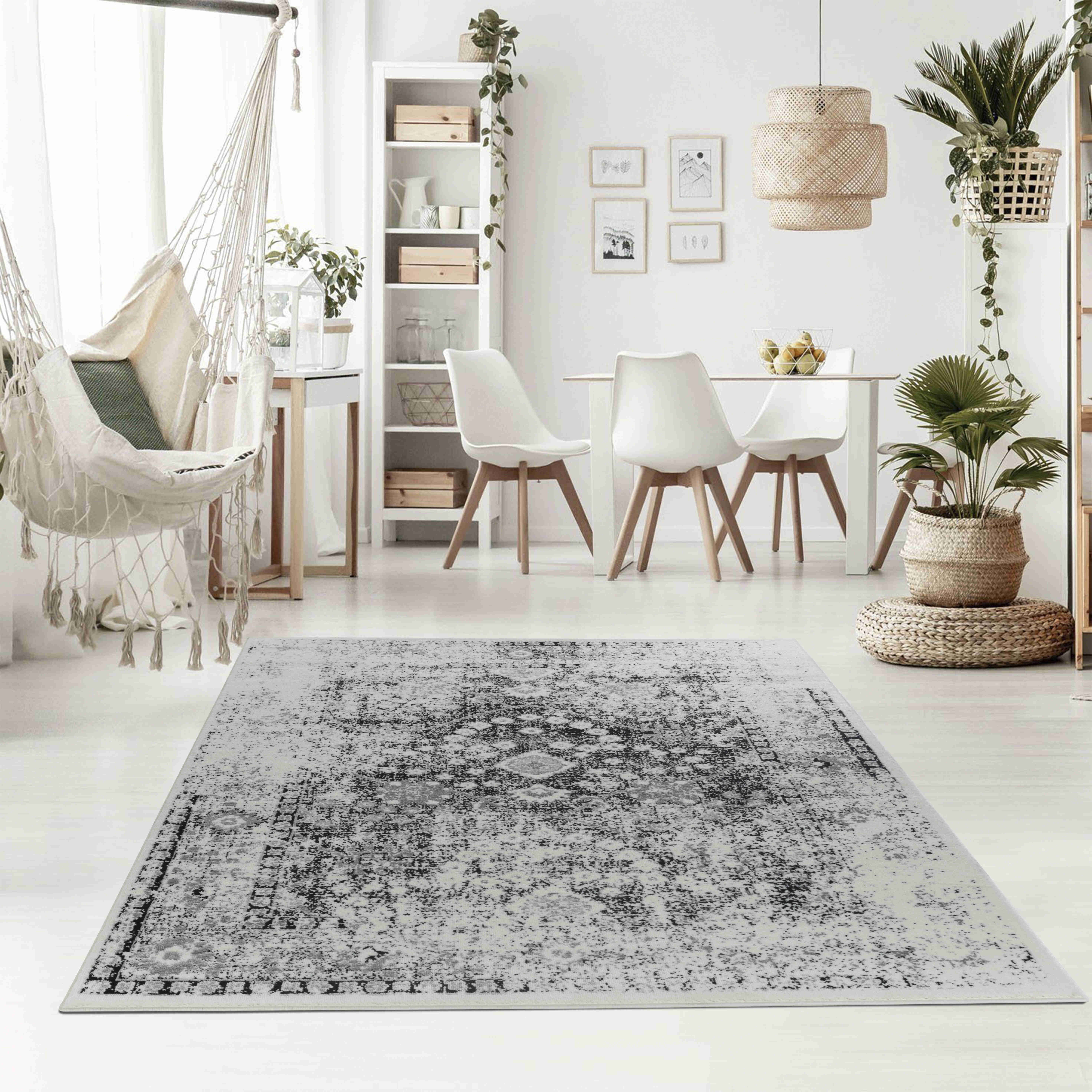 Rug Branch Sakarya Collection Distressed Oriental Indoor Area Rug