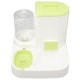 thumbnail image 4 of Bebedero para gatos y mascotas, comedero para comida con recipiente para comida de 2,2 l, dispensador de agua automático para perros de 1 l, comedero para comida, color verde, 4 of 15