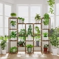 thumbnail image 1 of Soporte grande para plantas colgantes, estante alto para plantas y exteriores, 14 macetas grande para sala de estar, patio, balcón y jardín, 1 of 6