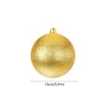 thumbnail image 3 of Horivan Shatterproof Plastic Christmas Ornaments 6 Inch Large Glitter Balls for Indoor Outdoor Holiday Decorations Commercial Grade Festive Tree Decor, 3 of 6