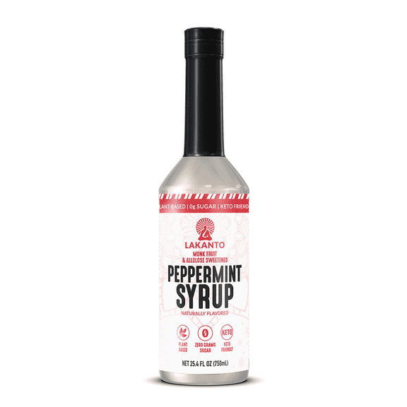 Lakanto Sugar Free Peppermint Simple Syrup (25.4 Fl Oz)
