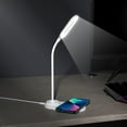 thumbnail image 1 of Mefallenssiah Lampe de Bureau Led Contrôle Tactile Lampe de Bureau avec Charge Sans Fil & 3 Modes de Couleur Lampe de Bureau Col de Cygne Lampe de Table, 1 of 8