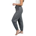 thumbnail image 3 of Doublju Women's Elastic Waist Fashion Jogger Pants (Plus Size Available), 3 of 4