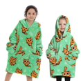 thumbnail image 1 of Winter Oversized Hooded Sweatshirts Halloween Holiday Sweatshirt for Kids Warm Soft Hooded Blankets TV Sherpa Girl Clothes 2-12Y, 1 of 4