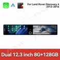 thumbnail image 4 of ZWNAV Dual 12.3 inch For Land Rover Discovery 4 2012-2016 GPS Navigation Android 13 Car Radio CarPlay Multimedia Player Head Stereo Unit HD Screen, 4 of 13