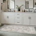 thumbnail image 3 of KUETH Modern Area Rug 2x8 Non Slip Hallway Runner Rug, Low Pile Machine Washable Rugs for Entryway, Hallway, Kitchen and Corridor, Light Taupe Brown, 3 of 8