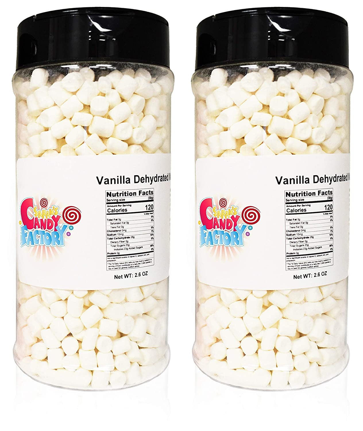 Sarah's Candy Factory Flavored Mini Vanilla Marshmallow Bits in