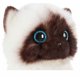 thumbnail image 4 of Simulación de 20/26CM, juguetes de peluche siameses, gato, ojos de lentejuelas azules, muñecas, cara marrón y blanca, Ragdoll, gato, juguetes de peluche oso de fresa Hogar, 4 of 6