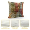 thumbnail image 4 of PRATYUS  Abstract Pillow Covers Abstract Rust Art Painting Decorative Throw Pillows Modern Artwork Square Couch Decor for Living Room Couch Home Chair 20x20in, 4 of 5
