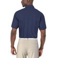 thumbnail image 3 of Ben Hogan Men's and Big Men’s Birdseye Geometric Print Jacquard Golf Polo Shirt, up to Size 5XL, 3 of 5