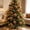 Khaki, variant on 15PCS Set Velvet Christmas Hanging Ball Ornament - Flocked Fabric Wrapped Plastic Shatterproof Sphere - Xmas Decorative Hanging Winter Holiday Decorations