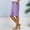 Purple, variant on TYGHBN Knee Length Sweat Shorts for Women Summer Cozy Loose Drawstring Waist Running Short Pants Athletic Womens Summer Pants Casual Women Pants Casual with Pockets Elastic Waist Pants for Women Wide