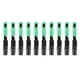 thumbnail image 2 of Conector de Fibra óptica Sc / de 50 Piezas Conector Rápido de Fibra óptica de Componente Monomodo Integrado-Negro + Verde, 2 of 5