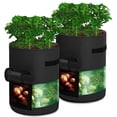 thumbnail image 2 of DYstyle Garden Transparent Visible Plant Grow Bag Greenhouse DIY Planting Potato Grow Bag Vegetables Plant Pot, 2 of 5
