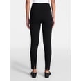 thumbnail image 4 of Time and Tru Women's Ponte Knit Skinny Pants, Sizes S-XXXL, 4 of 6
